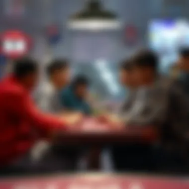 Social Dynamics in 6 Player Game Visual representation of social interactions during gameplay