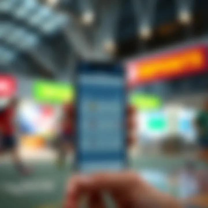 Exploring Deposit Options in Modern Banking A modern banking app interface showcasing various deposit options