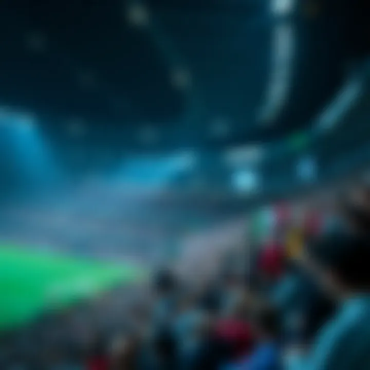 Stadium Atmosphere Filled with Fans Stadium atmosphere filled with fans