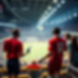 Innovative platform showcasing interaction between lottery and sports betting