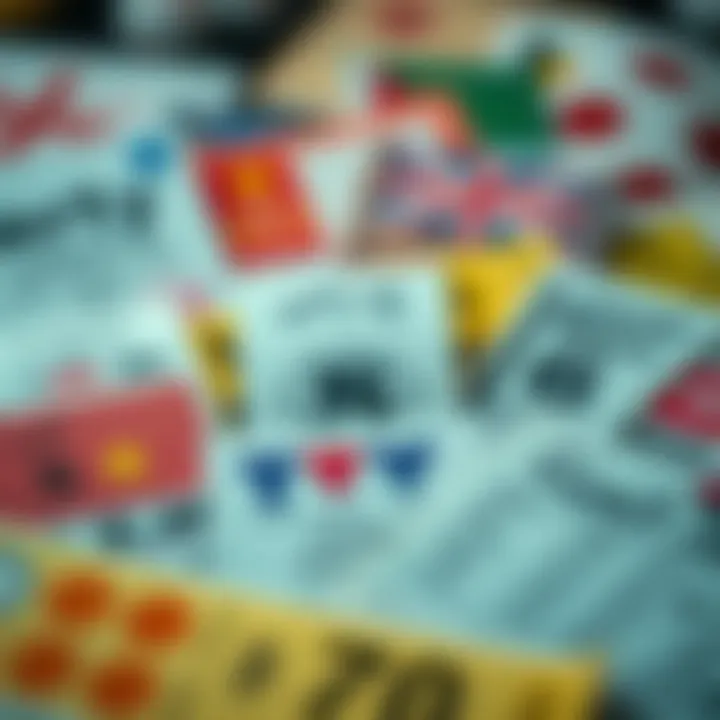Diverse lottery tickets from various countries