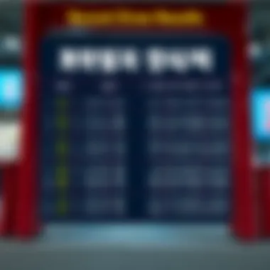 Recent Draw Results Overview Infographic depicting recent results of Korean Lotto 6/45 draws