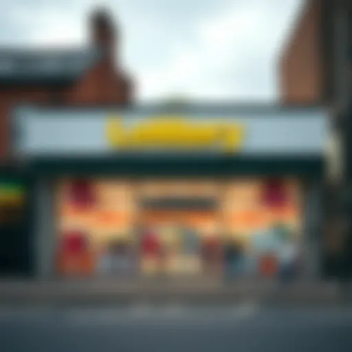 Local Lottery Retailer Exterior view of a local lottery retailer