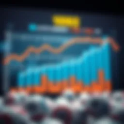 An analytical graph showcasing lottery numbers