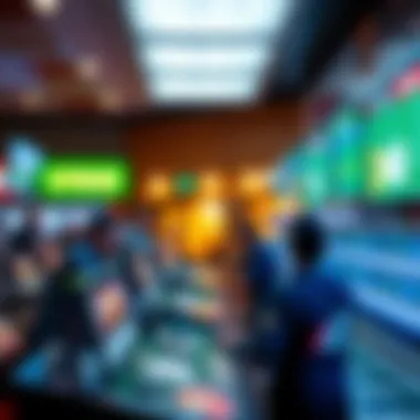 Visual elements of lottery integration