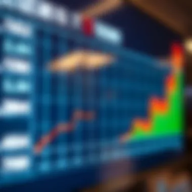 Graph showcasing past winning numbers trends