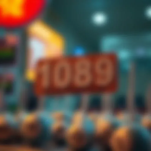 Visual representation of lottery number confirmation