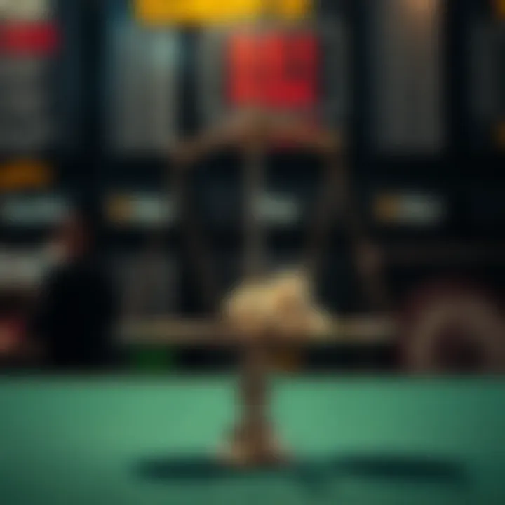 Balancing Fun and Risk in Lottery Games A balance scale depicting fun and risk in lottery