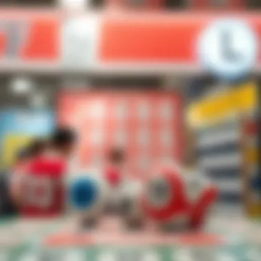 Illustration of the rules and structure of the lottery game