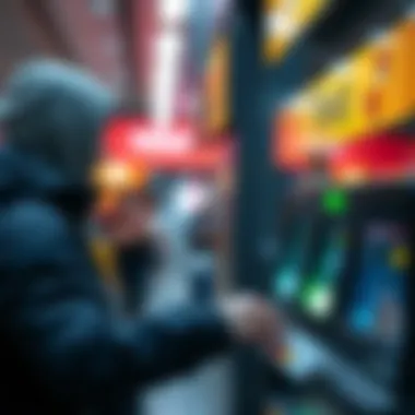 User Experience with Electronic Card System Visual depicting user experience with the electronic card system.