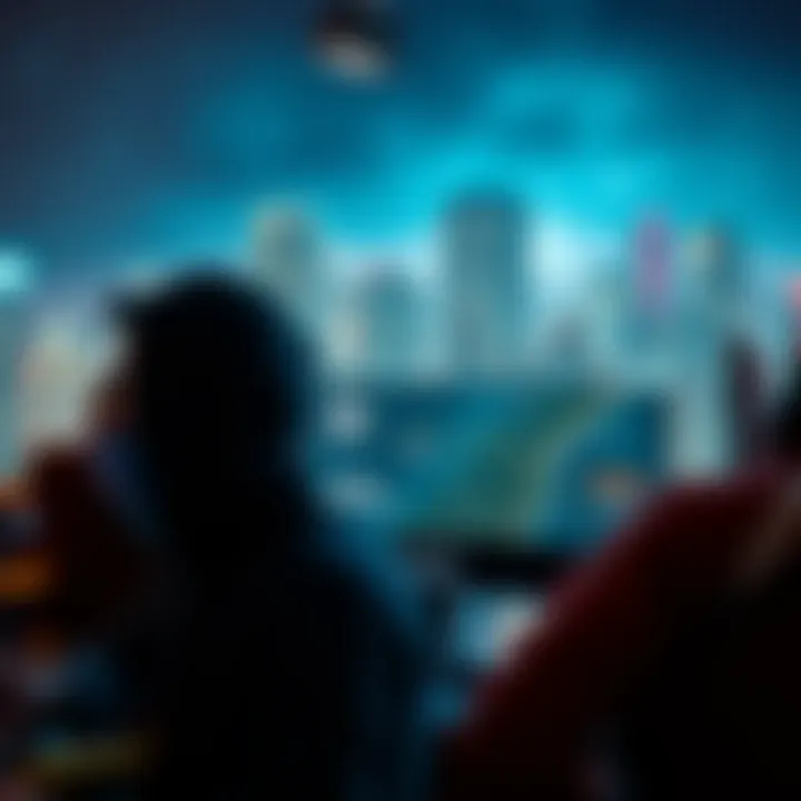 Modern Trends in Gaming Landscape A diagram illustrating modern trends in the gaming landscape