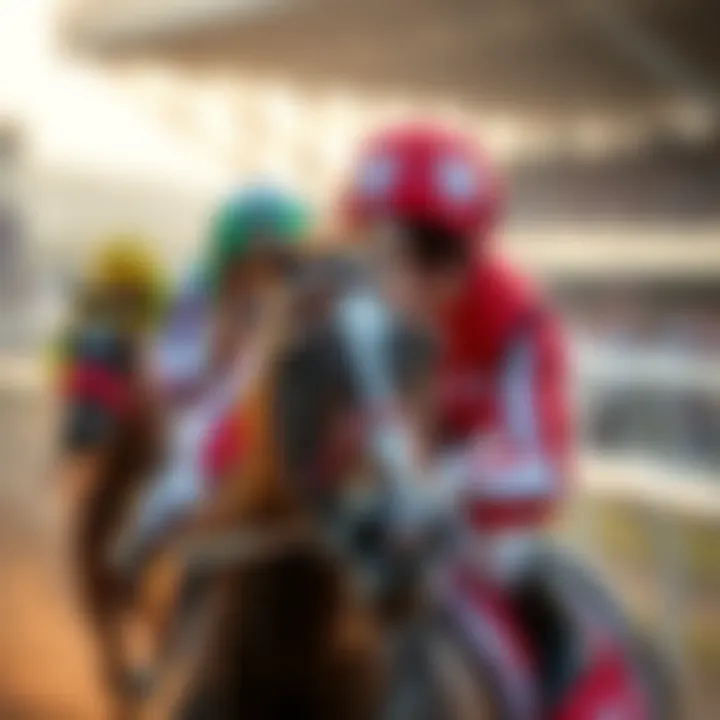 Moon Se-young: Racing Excellence Jockey Moon Se-young in action during a race