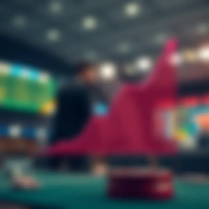 Graph illustrating advanced betting strategies