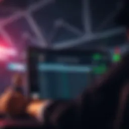 Digital betting interface showcasing modern features