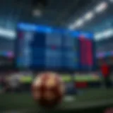 Dynamic sports betting interface showing live odds