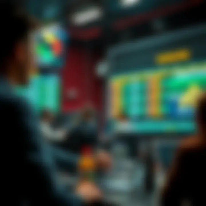 The Thrill of Sports Betting and Account Management An engaging scene of a sports betting setup with excitement