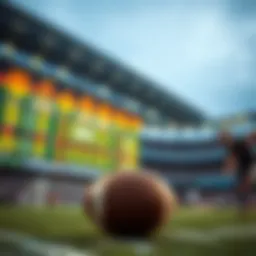 Visual representation of sports betting odds and calculations