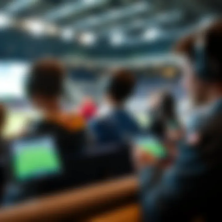 Engagement of Viewers in Live Sports Broadcasting Viewers enjoying live sports on multiple devices