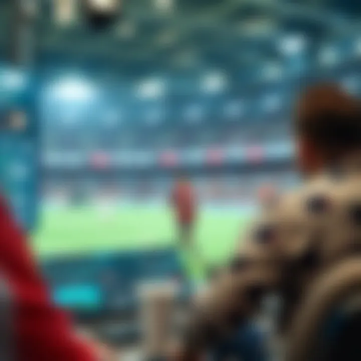 User interface of a sports betting platform