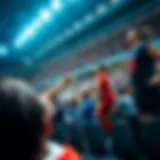 Live sports event showcasing dynamic action