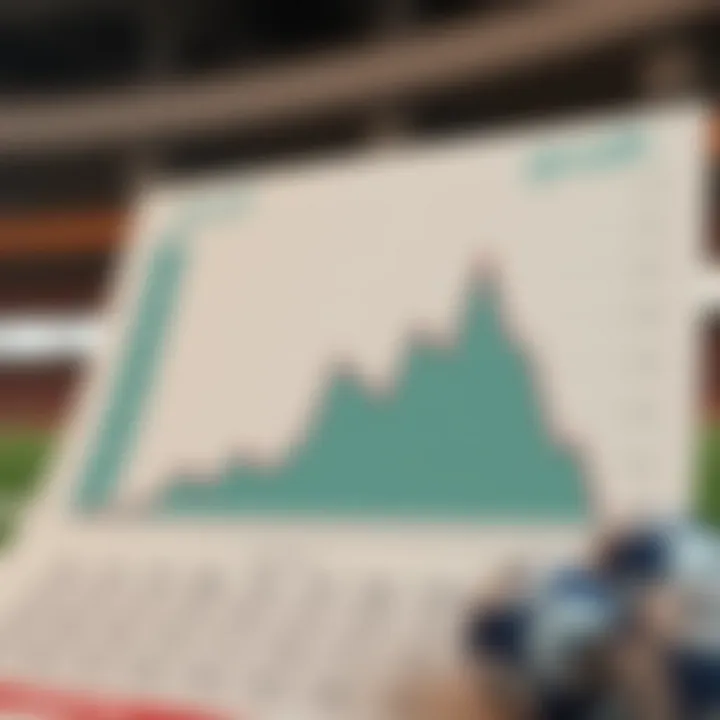 Graph showcasing statistical analysis of lotto numbers