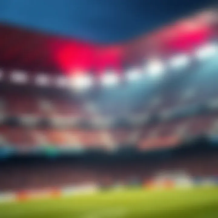 Football stadium ambiance