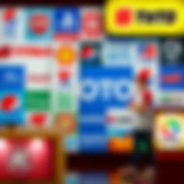 Diverse Features of Toto Sites A collage of various toto site logos and features