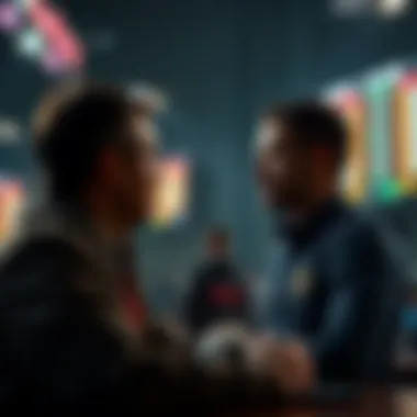 A captivating depiction of user experience in online betting platforms.