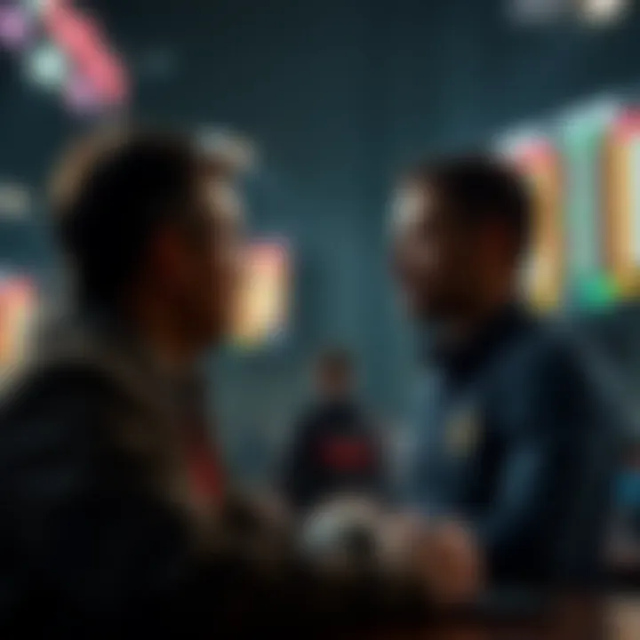 A captivating depiction of user experience in online betting platforms.